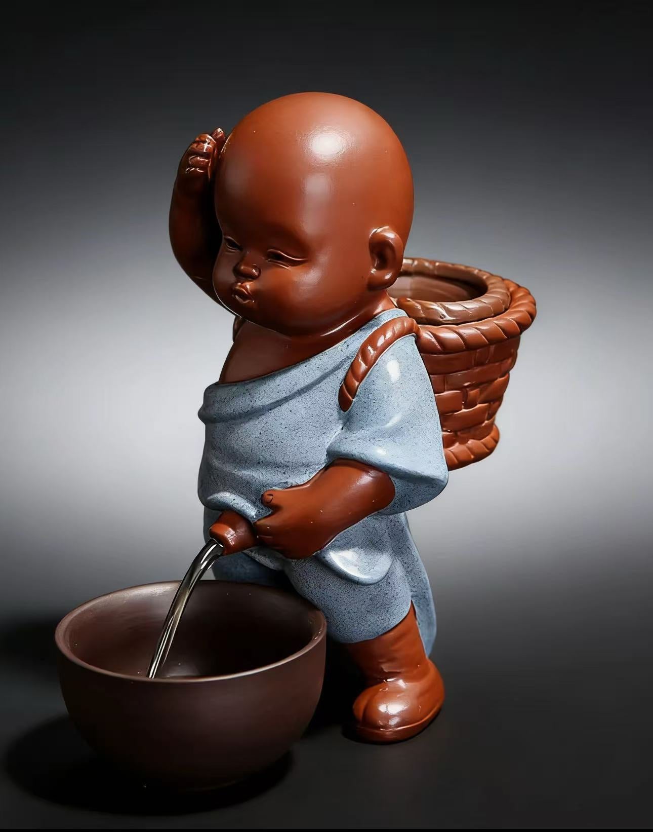Little Monk by the Stream