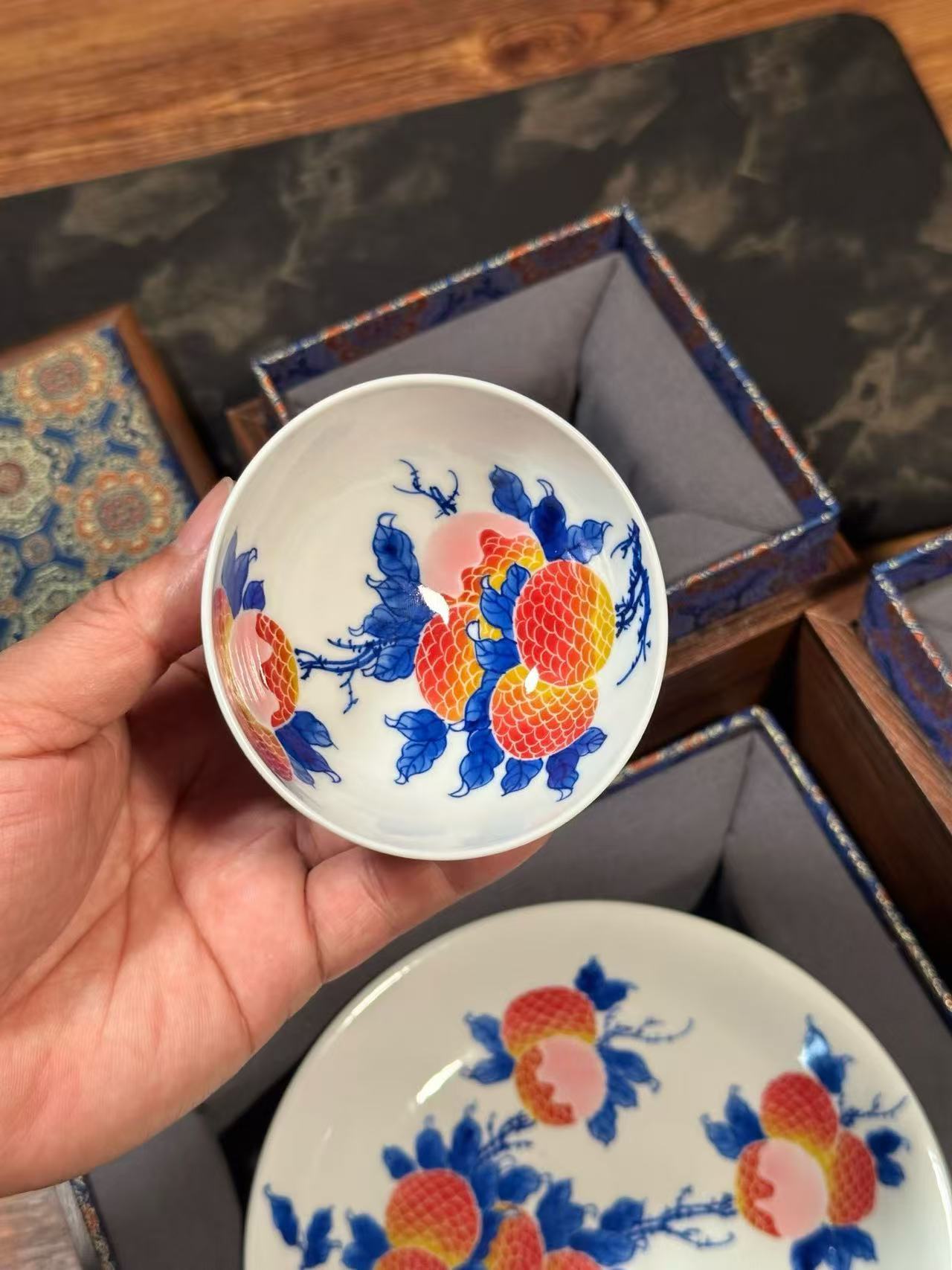Underglaze Freehand Five-Color “Bountiful Harvest” Set