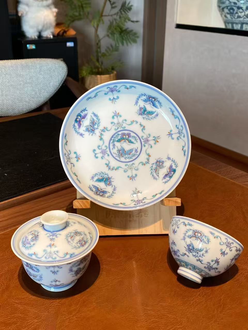 Butterflies and Flowers” Doucai Set