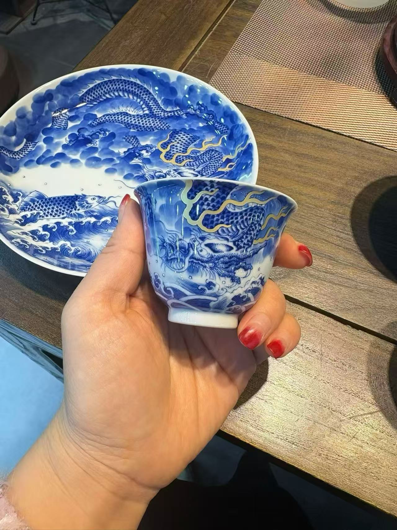Heavy-Duty Gold-Inlaid “Goldfish Transforming into a Dragon”