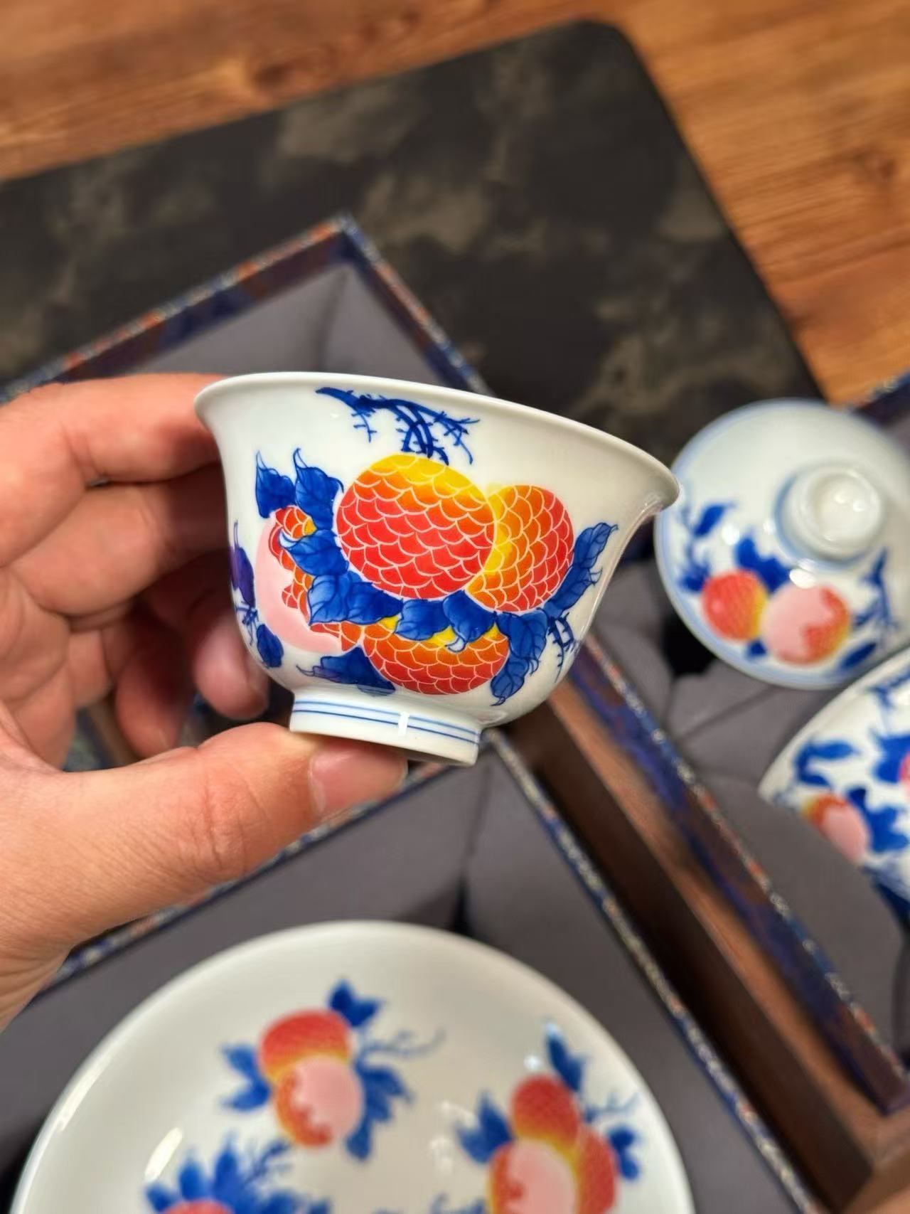 Underglaze Freehand Five-Color “Bountiful Harvest” Set