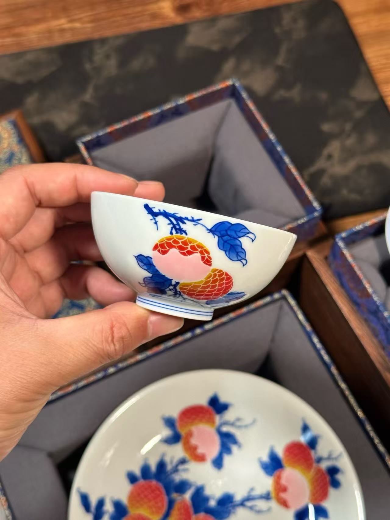 Underglaze Freehand Five-Color “Bountiful Harvest” Set