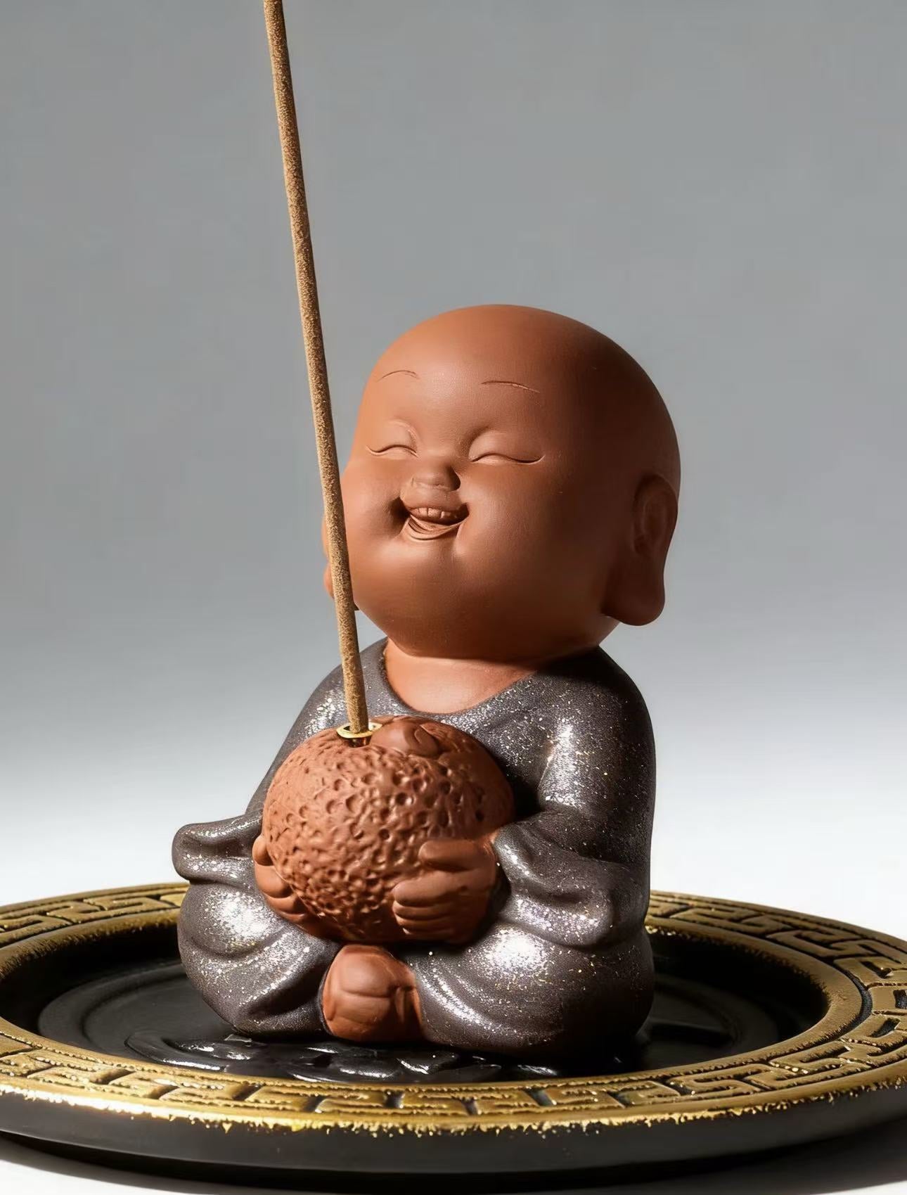 Small Monk Zisha Teapot