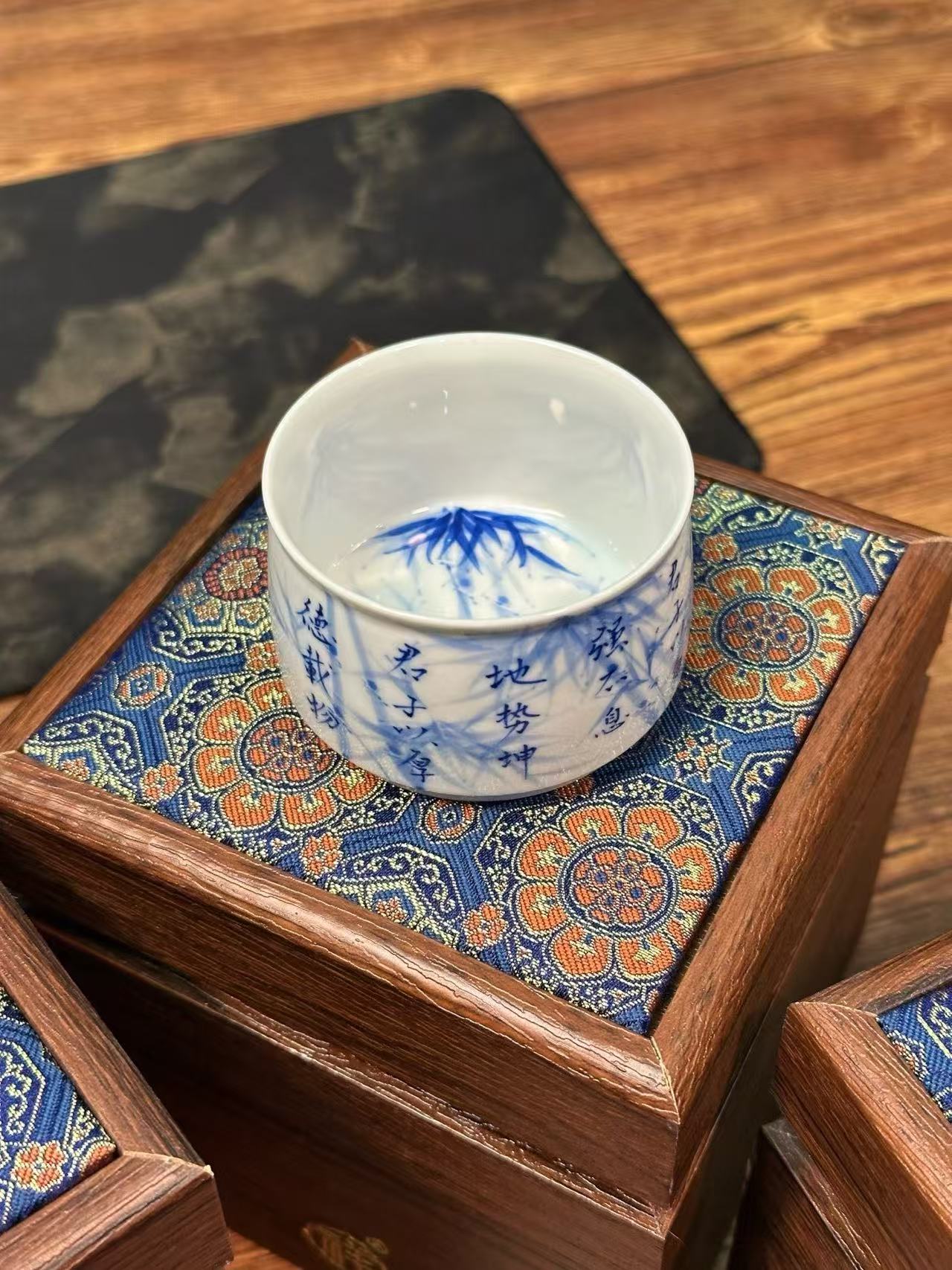 “Diligence Brings Rewards” Blue-and-White Impressionist Set