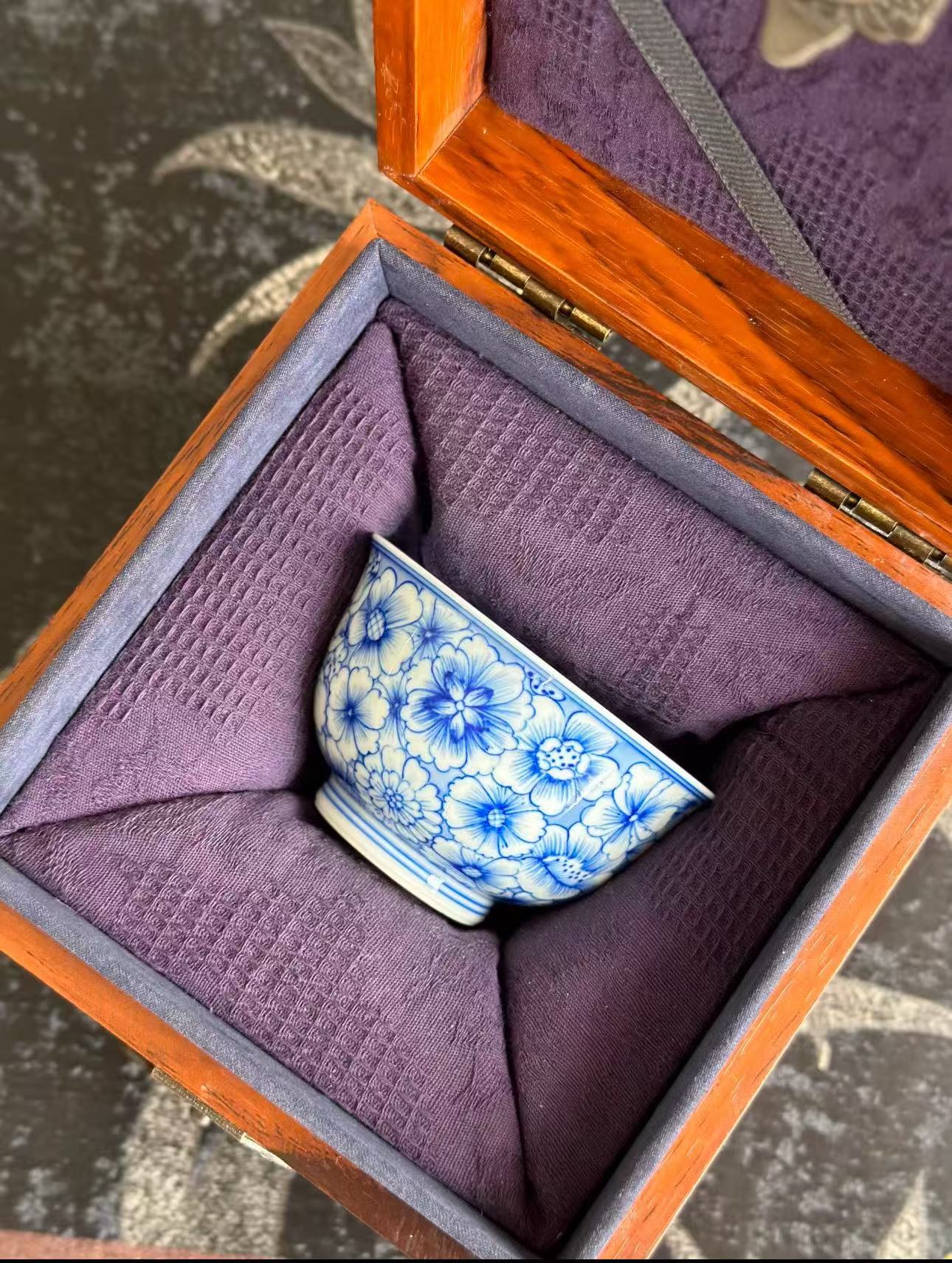 Blue-and-White “Ten Thousand Flowers” from the Chai Kiln
