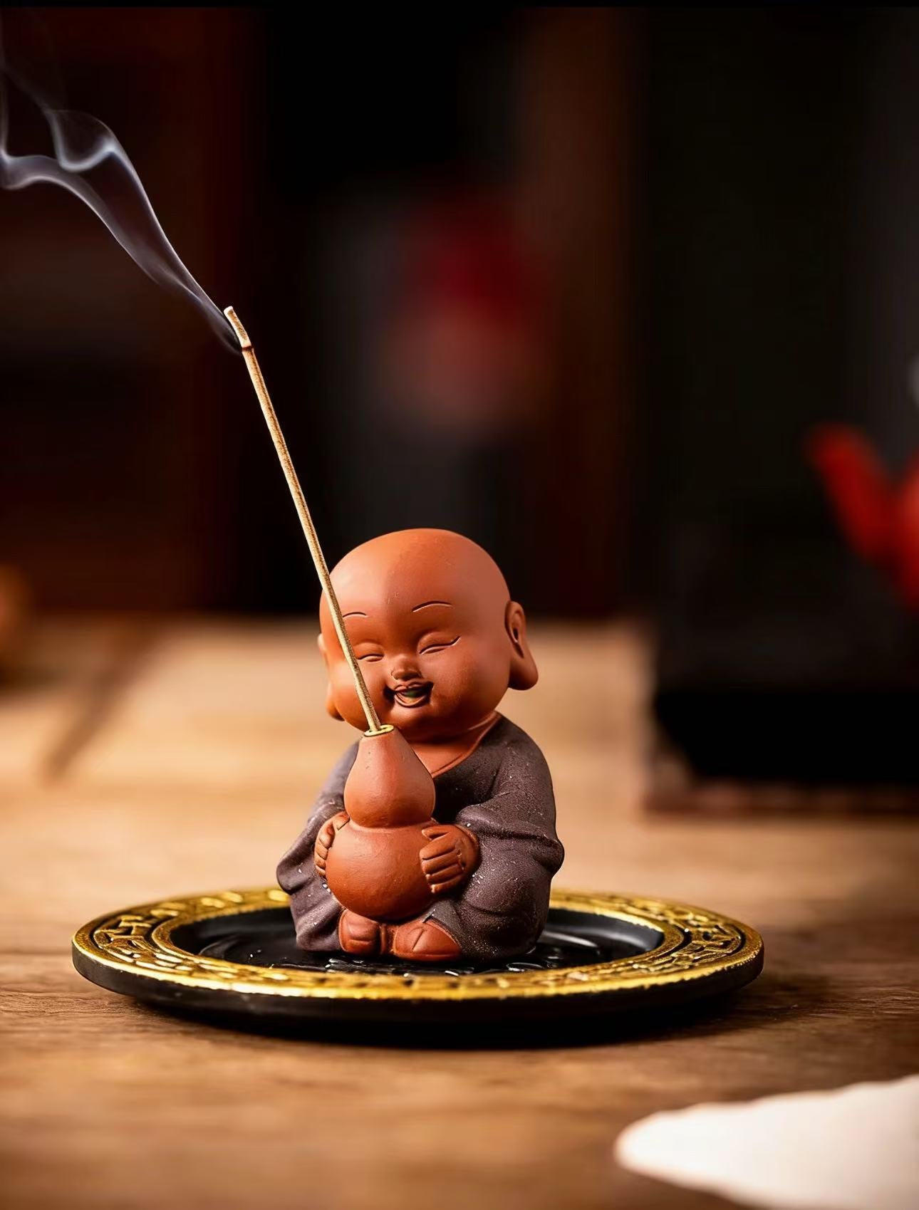 Small Monk Zisha Teapot